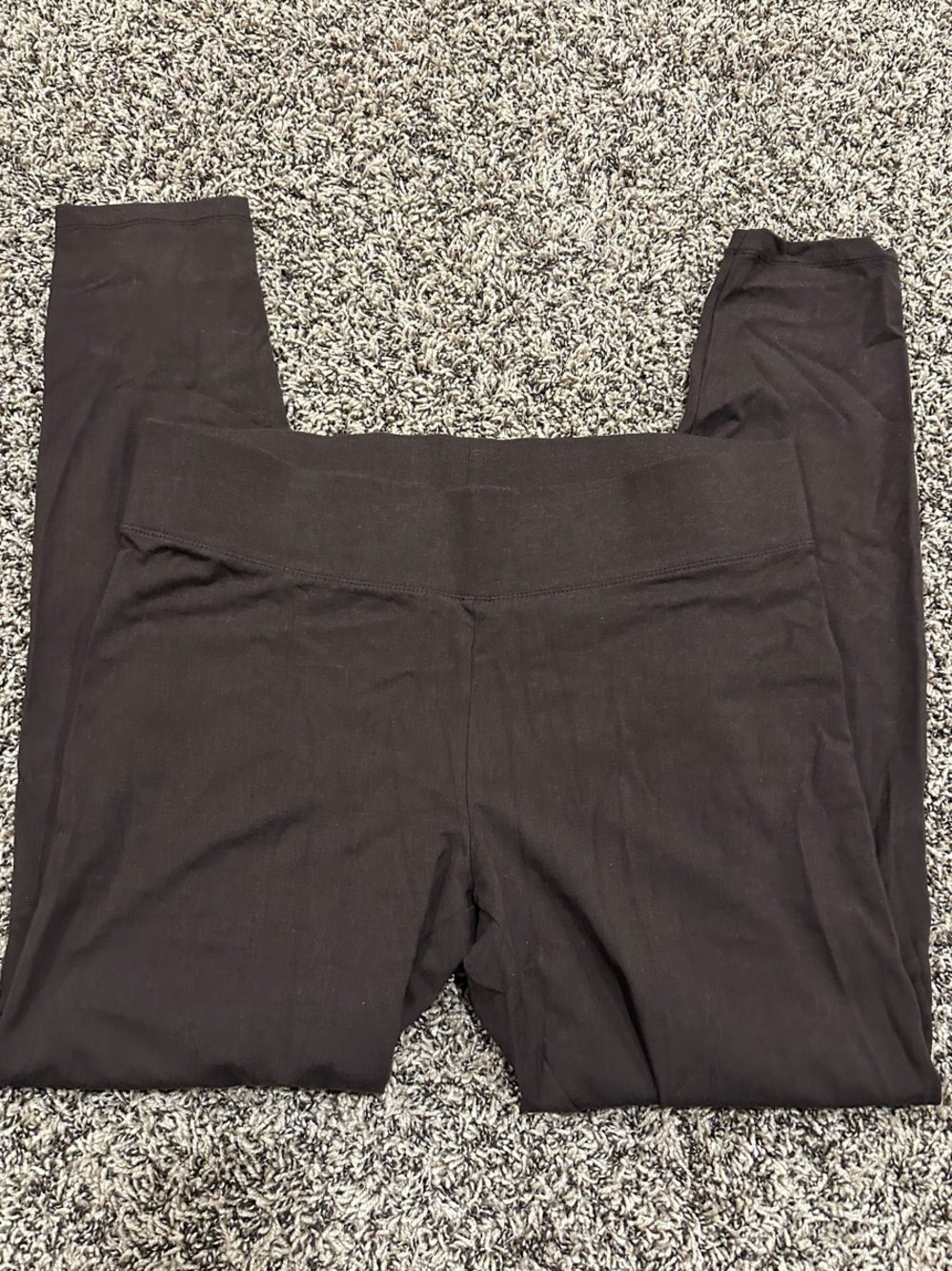HUE Brown High-Waist Cozy Leggings - Picture 2 of 3